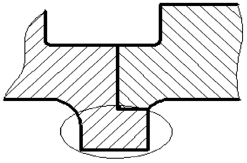 A method of checking whether the welding lock bottom is completely removed