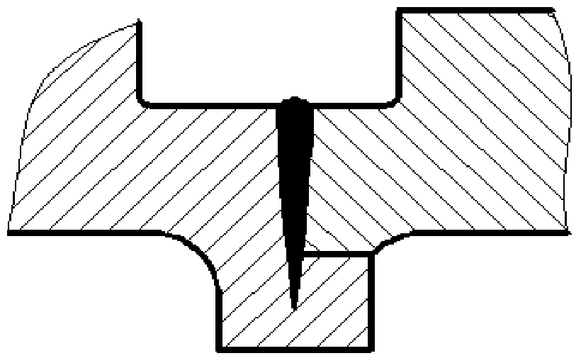 A method of checking whether the welding lock bottom is completely removed