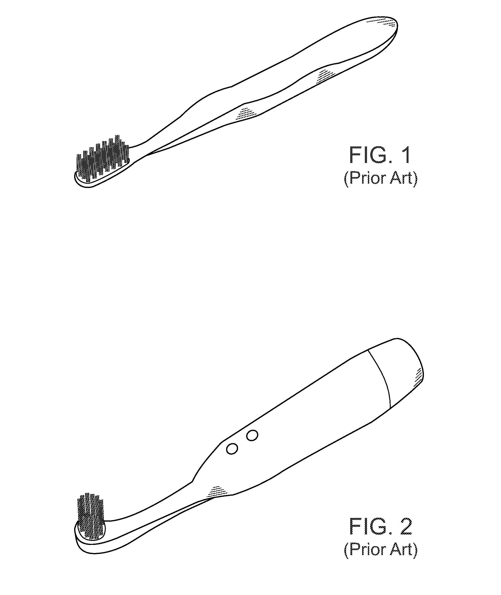 Toothbrush with an imaging device being camera