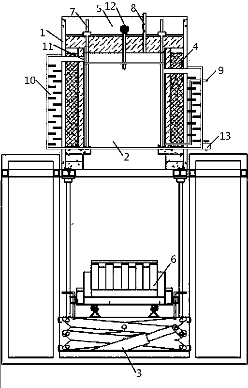 High-temperature lifting electric furnace