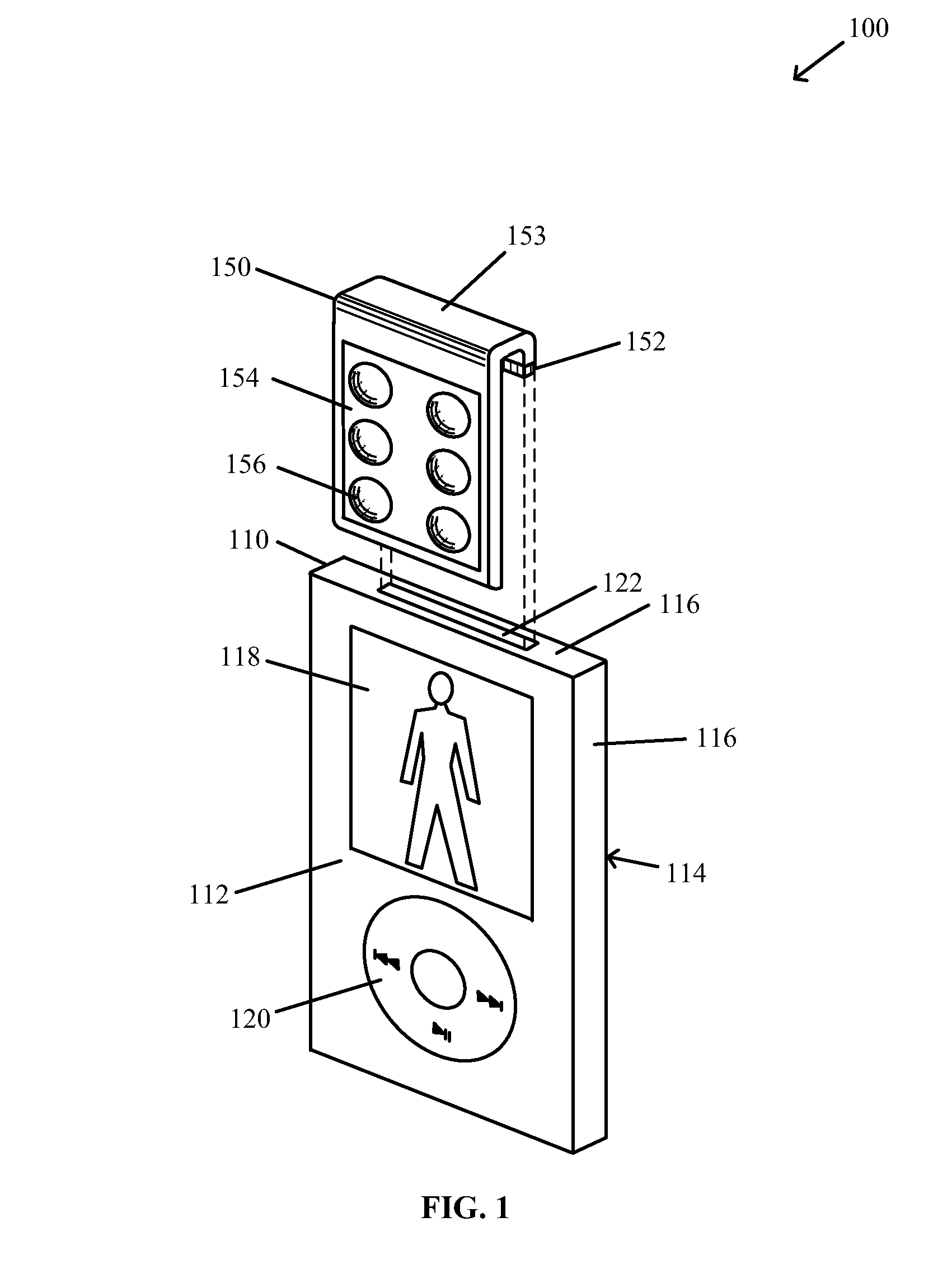 Removable clip with user interface