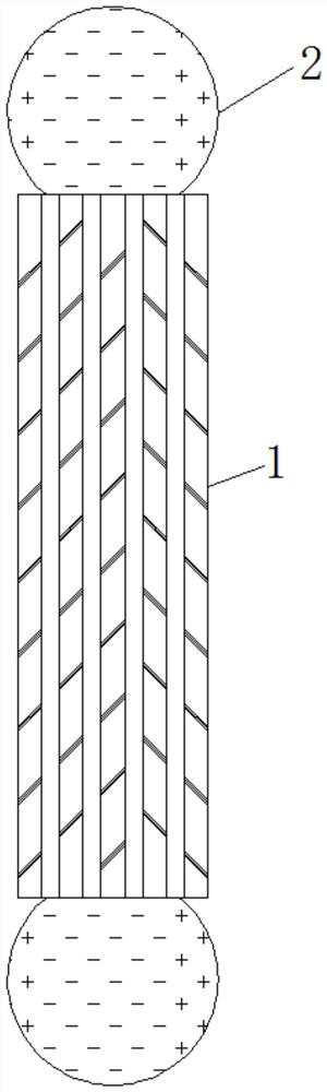 Leveling roller capable of uniformly scalding wool based on centrifugal force