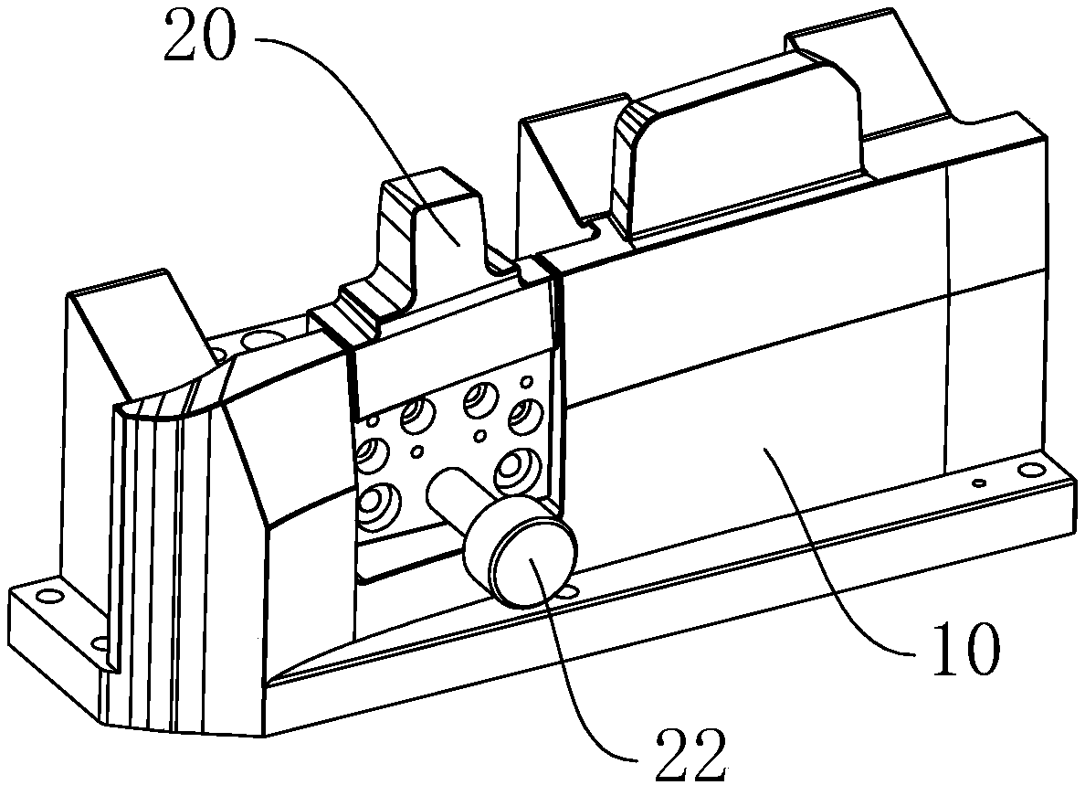 Quick interchanging mechanism for inspection device