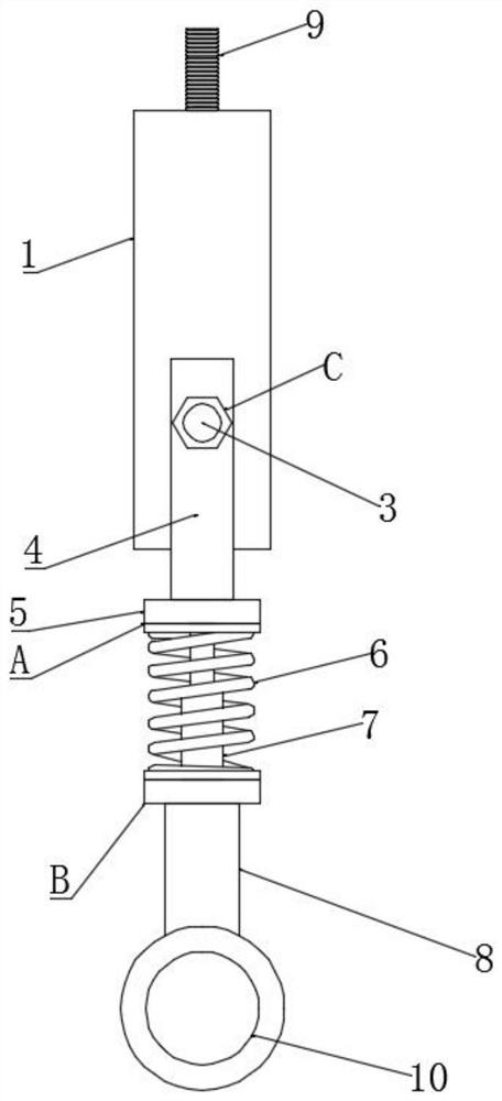 Front axle of electric vehicle