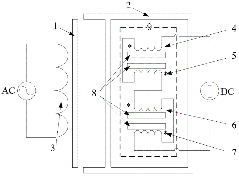 Superconductive controllable reactor