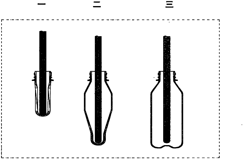 Recovered gas recycling system for full-automatic rotary bottle blowing machine