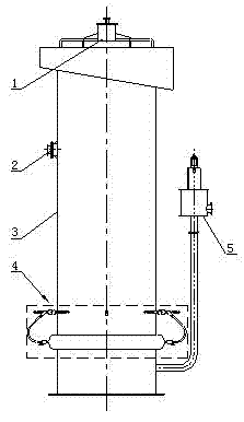 Flotation column feeding system