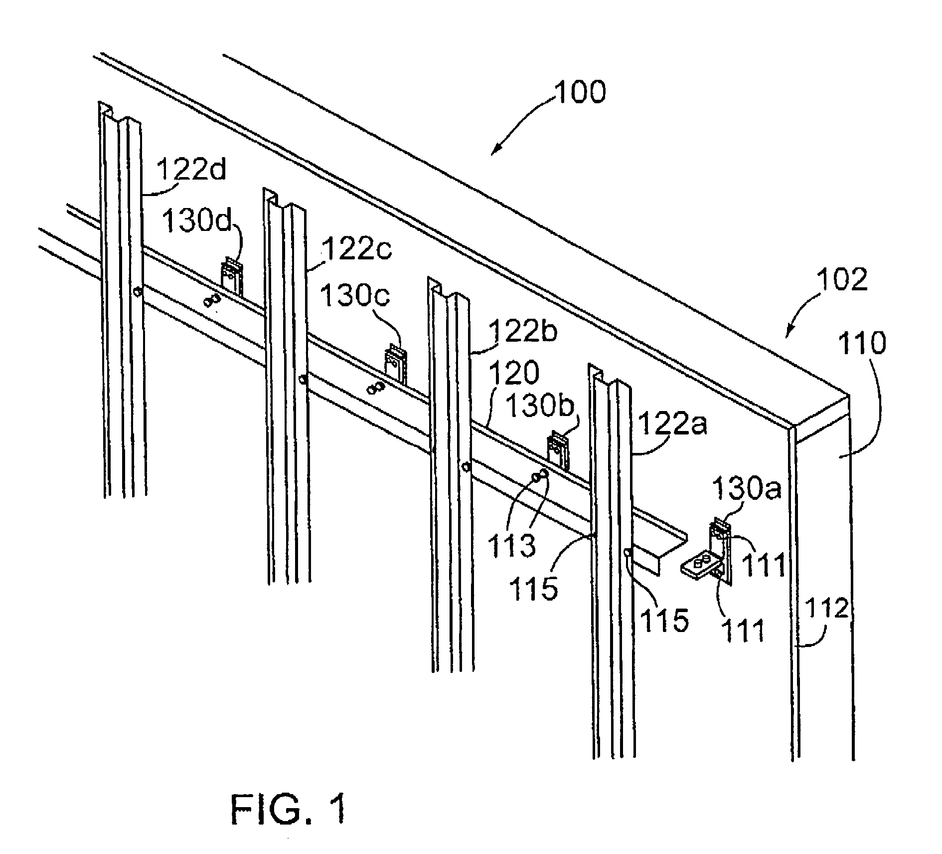 Thermal clip system and apparatus for a building wall assembly