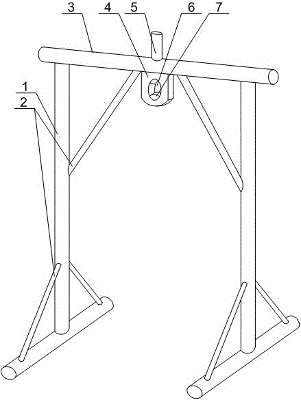 Hoist fastening tool