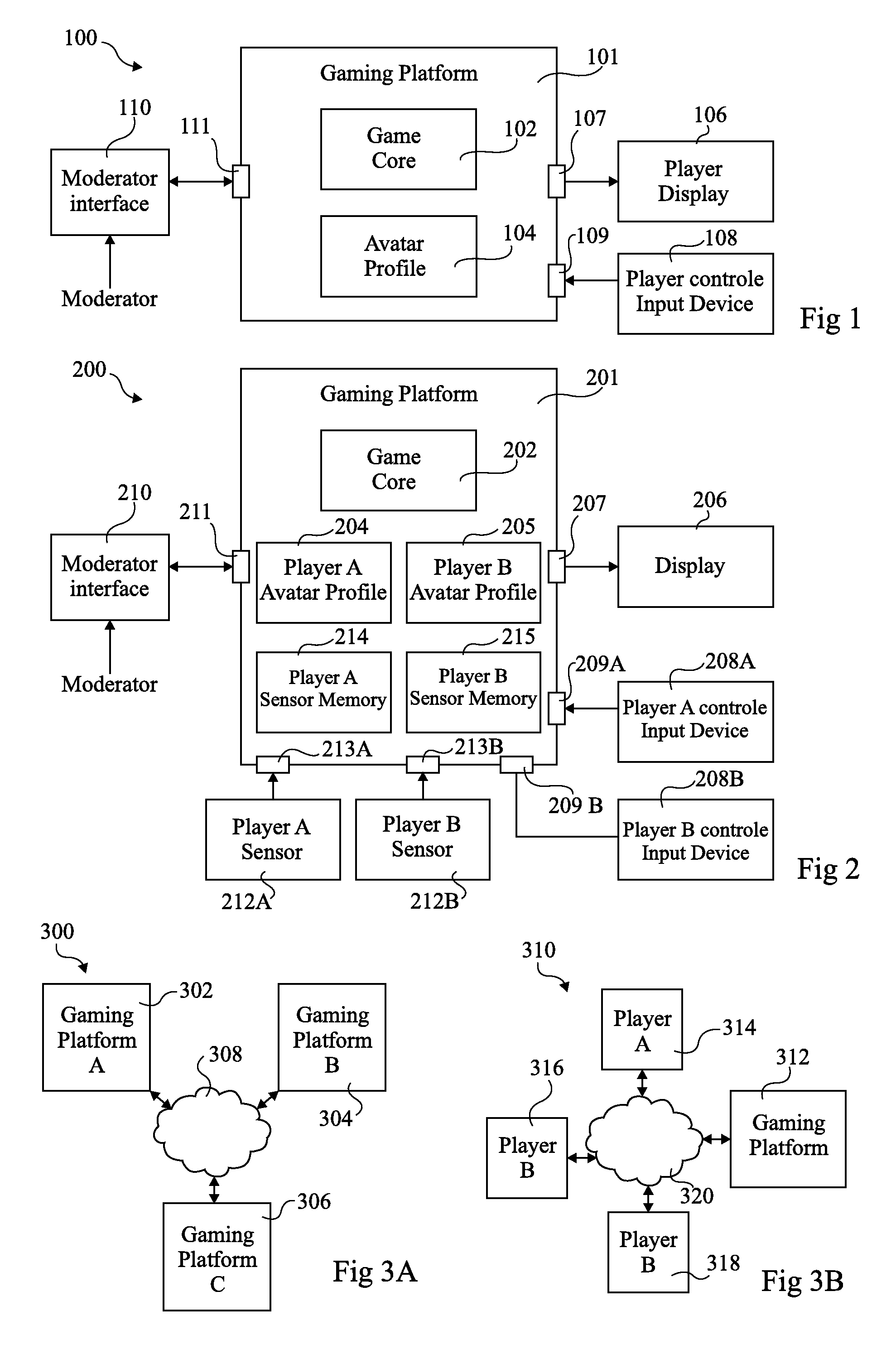 Modification of avatar attributes for use in a gaming system via a moderator interface