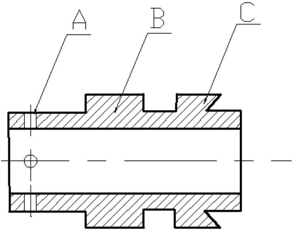 A dismantling jig for a steam inlet valve spool