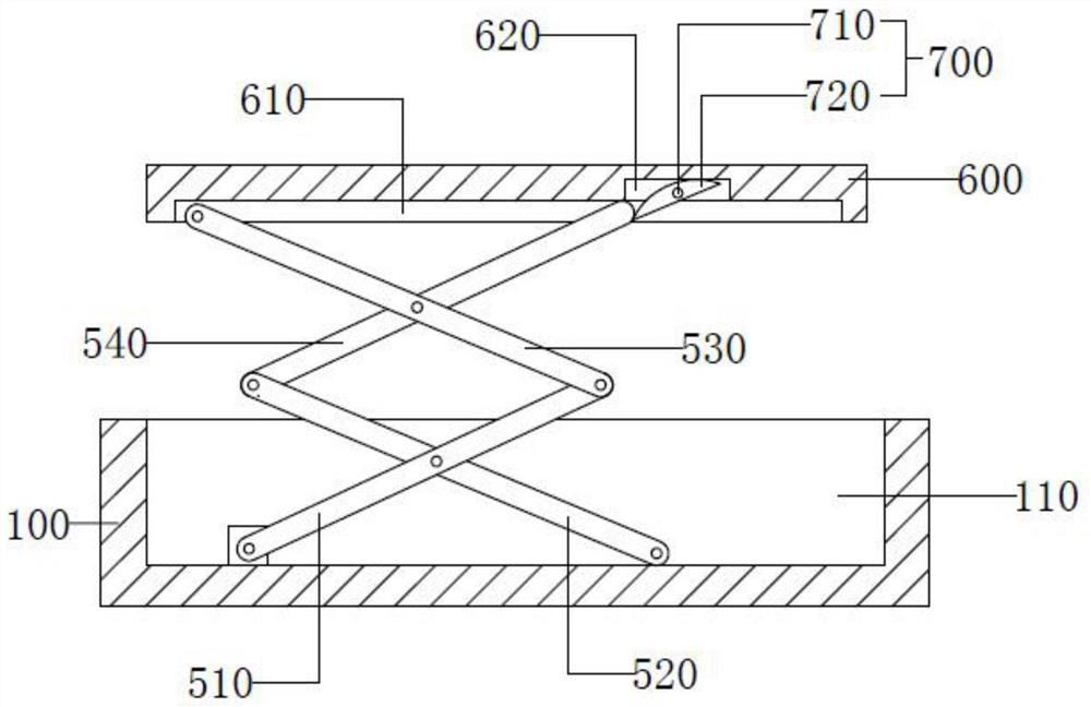 Test tube placing rack for hospital clinical laboratory