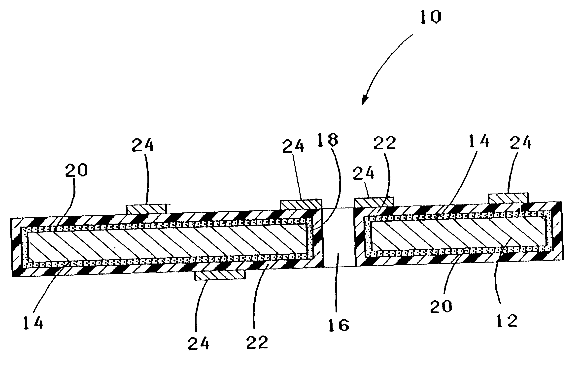 Laminate circuit structure and method of fabricating