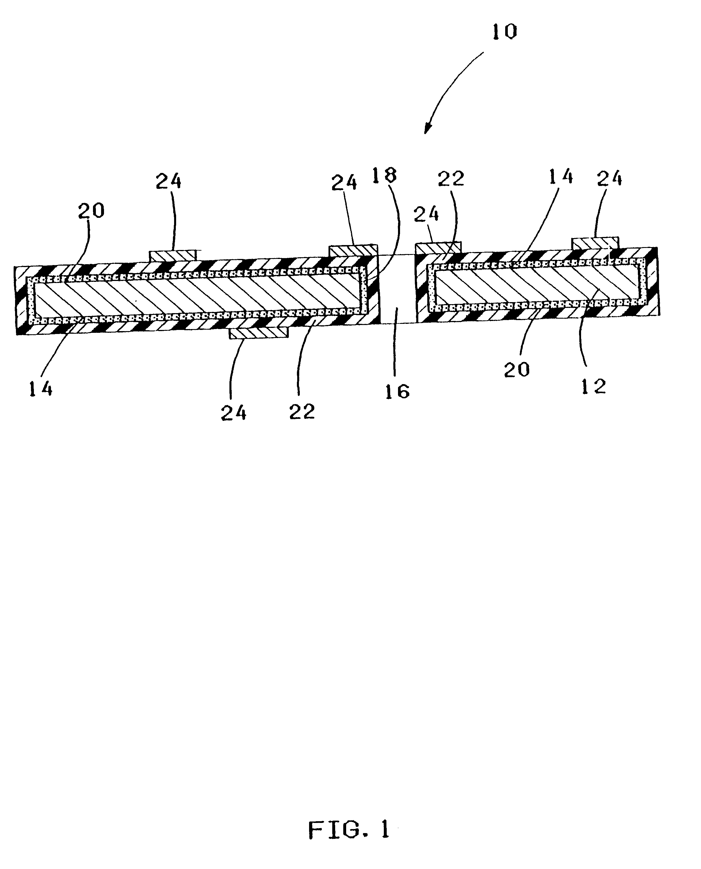 Laminate circuit structure and method of fabricating