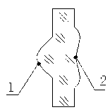 Dodging special-shaped lens used for shaping semiconductor laser leams, dodging laser source and optical system