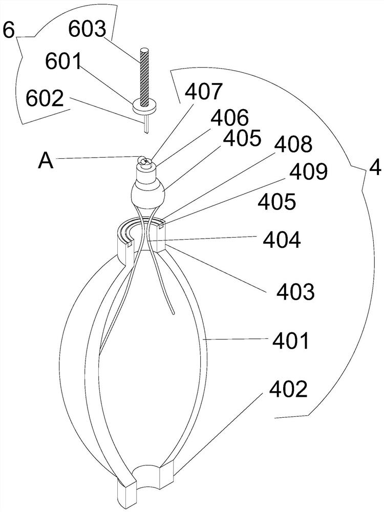 Breathing type LED heat dissipation lamp