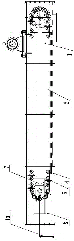 High-temperature scraper machine