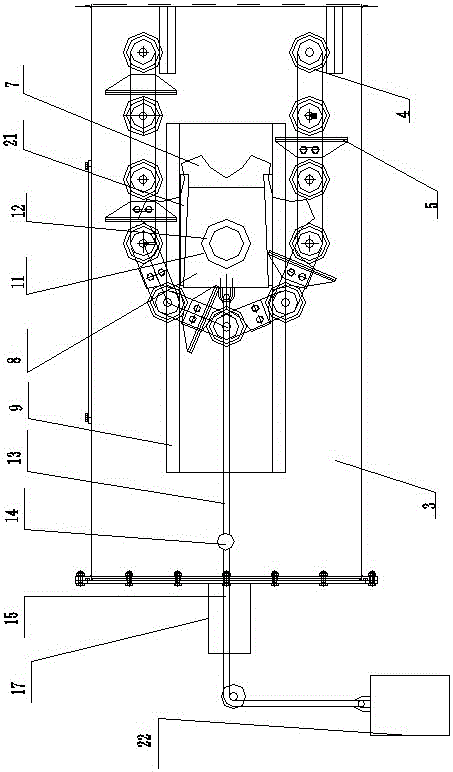 High-temperature scraper machine