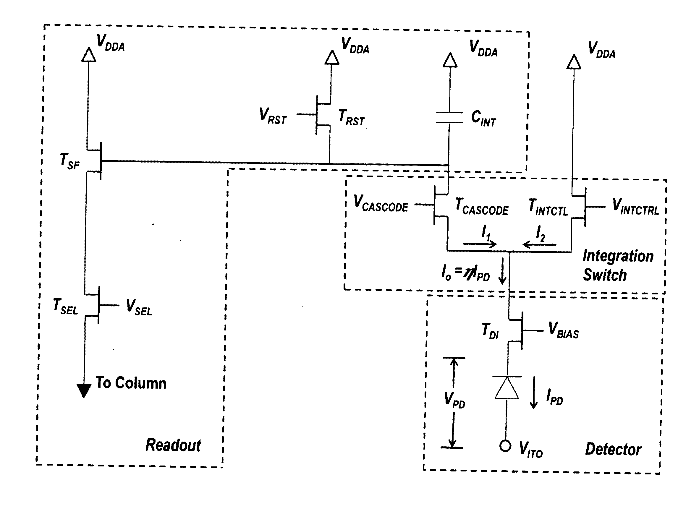 Snapshot pixel circuit for sensors with high leakage current