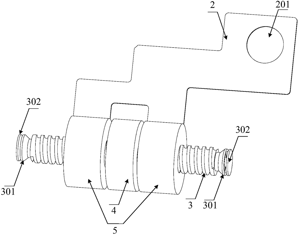 Rotating shaft and electronic device