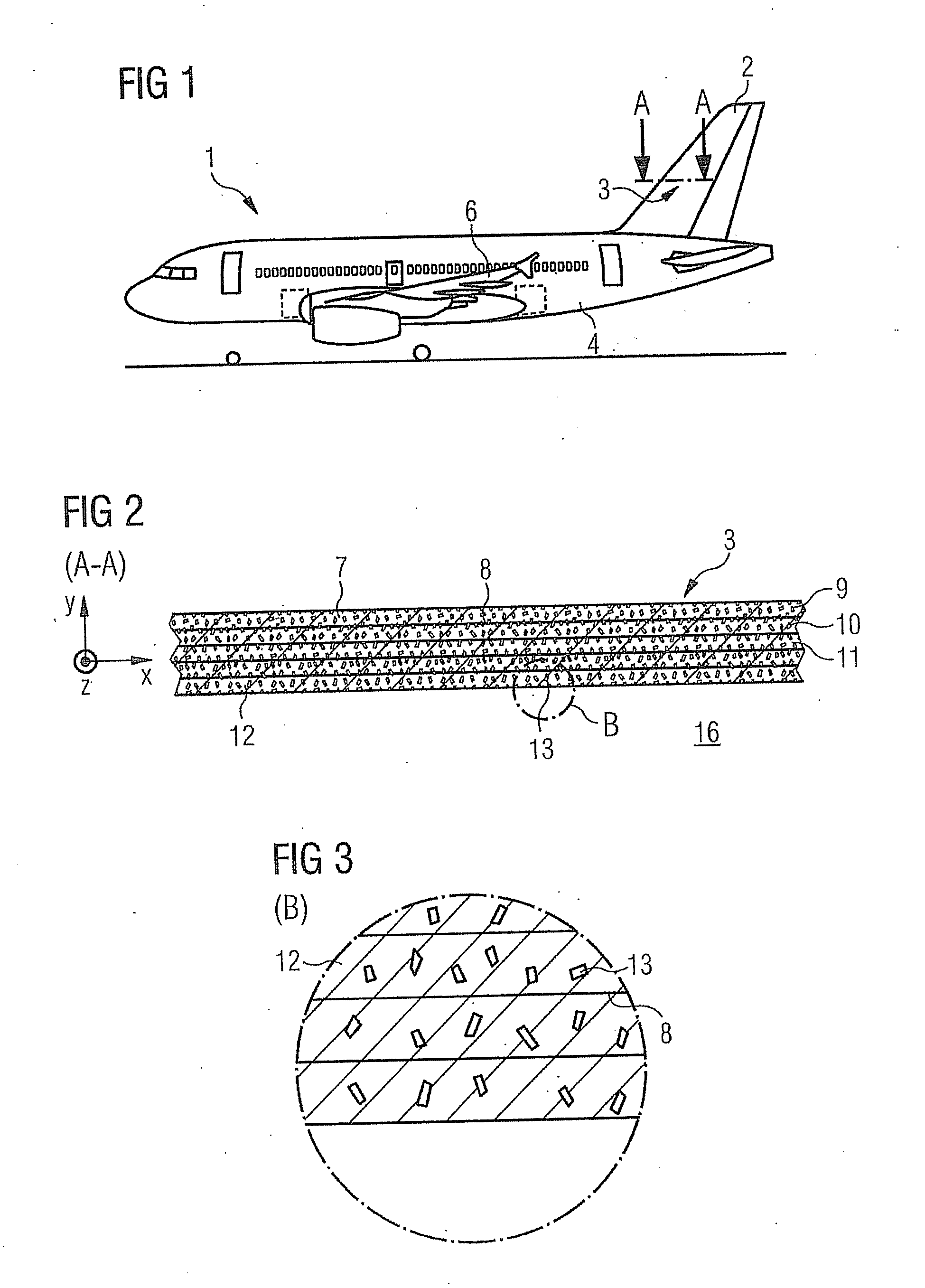 Component with carbon nanotubes