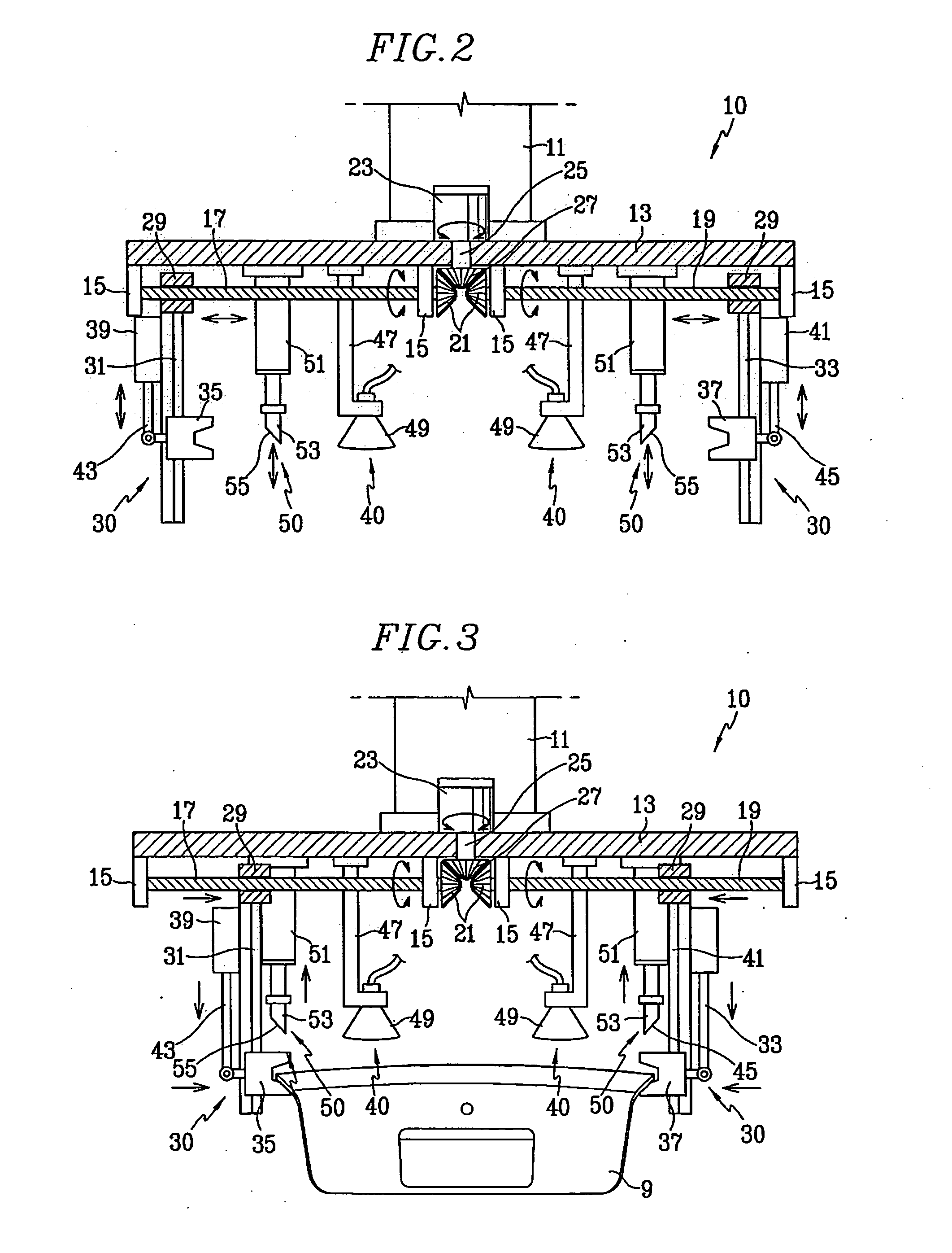 Apparatus for manipulating a vehicle body panel