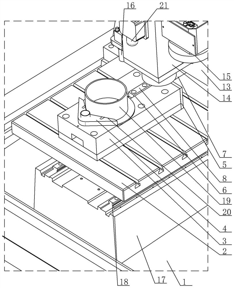 Disc part flexible chamfering machine based on machine vision