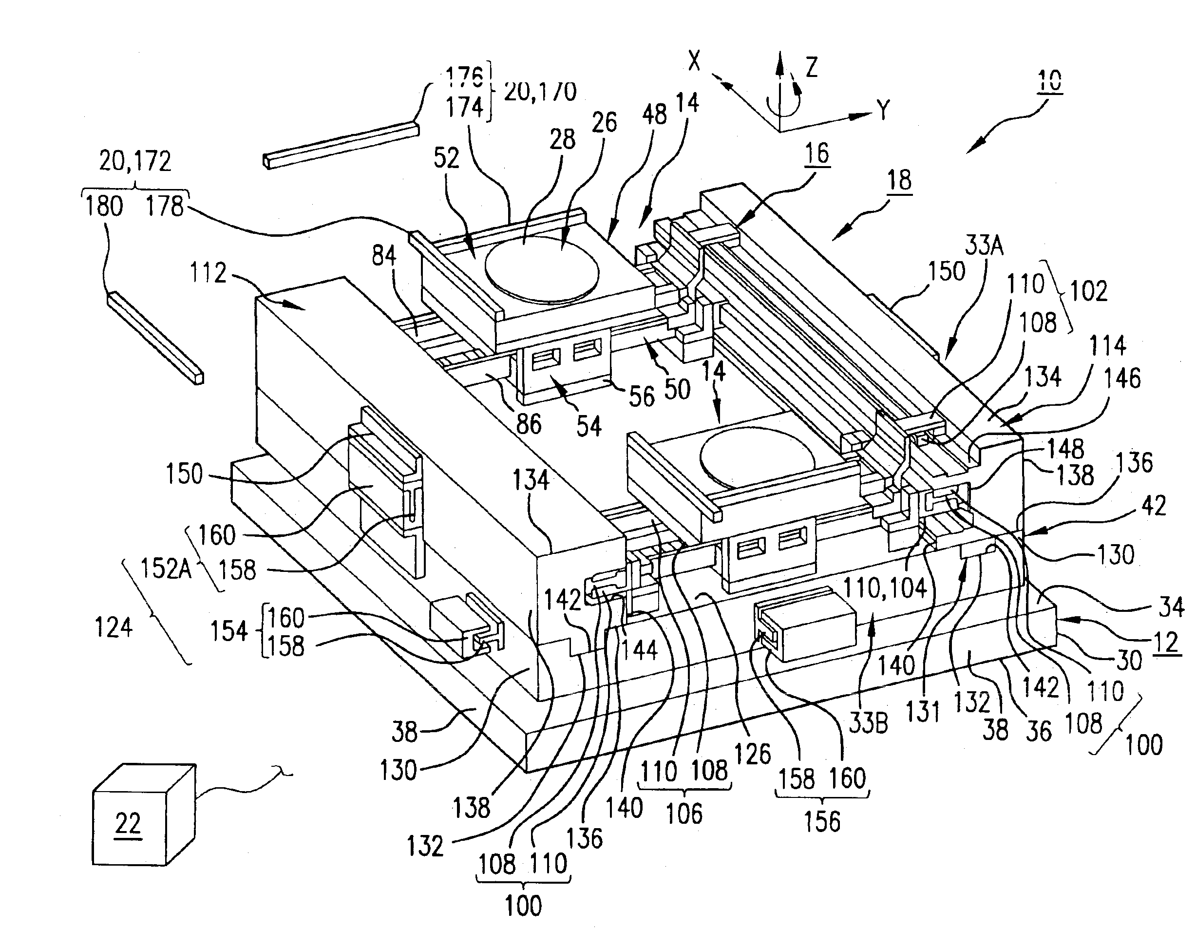 System and method for resetting a reaction mass assembly of a stage assembly