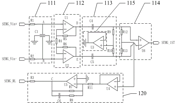 Surface myoelectricity acquisition device and myoelectricity signal processing method thereof