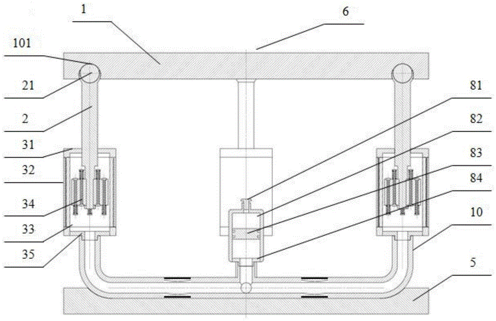 High-sensitivity vibration isolation platform based on linkage type magnetorheological fluid dampers