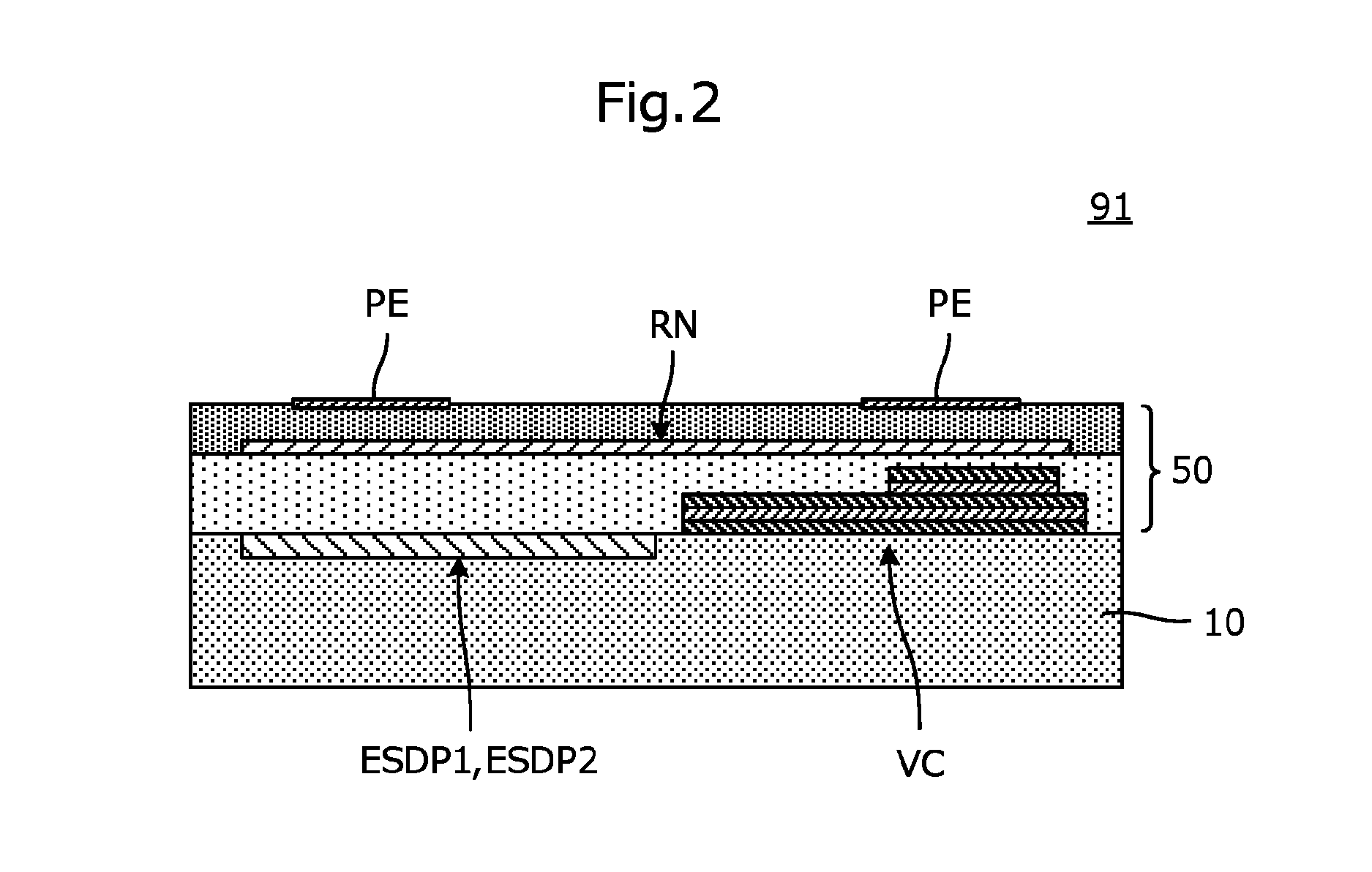 Variable capacitance device