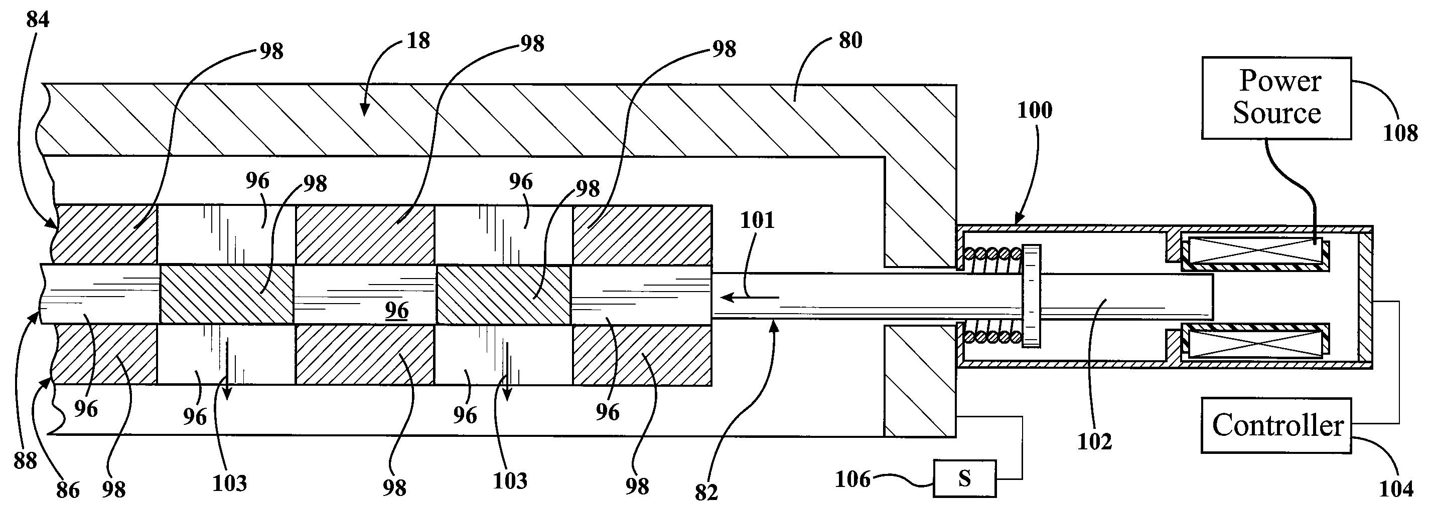 Safety and clamping device for an apparatus for fabricating parts