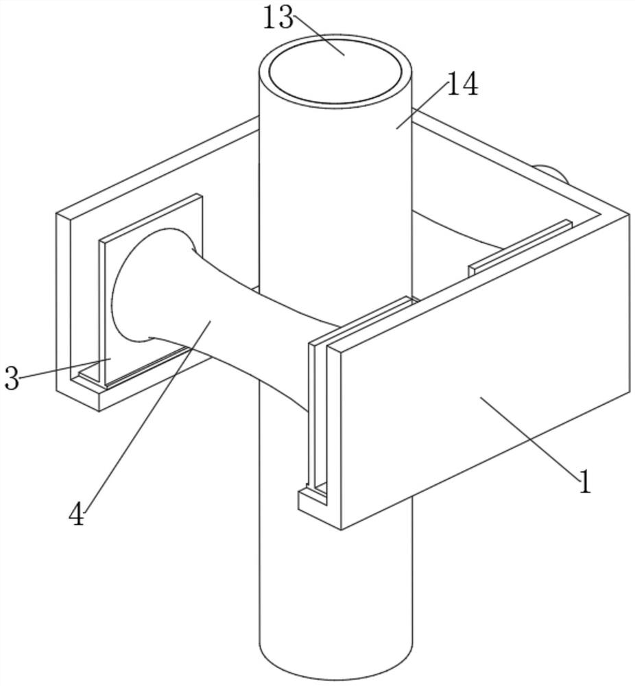 Elevator compensation chain guiding control device