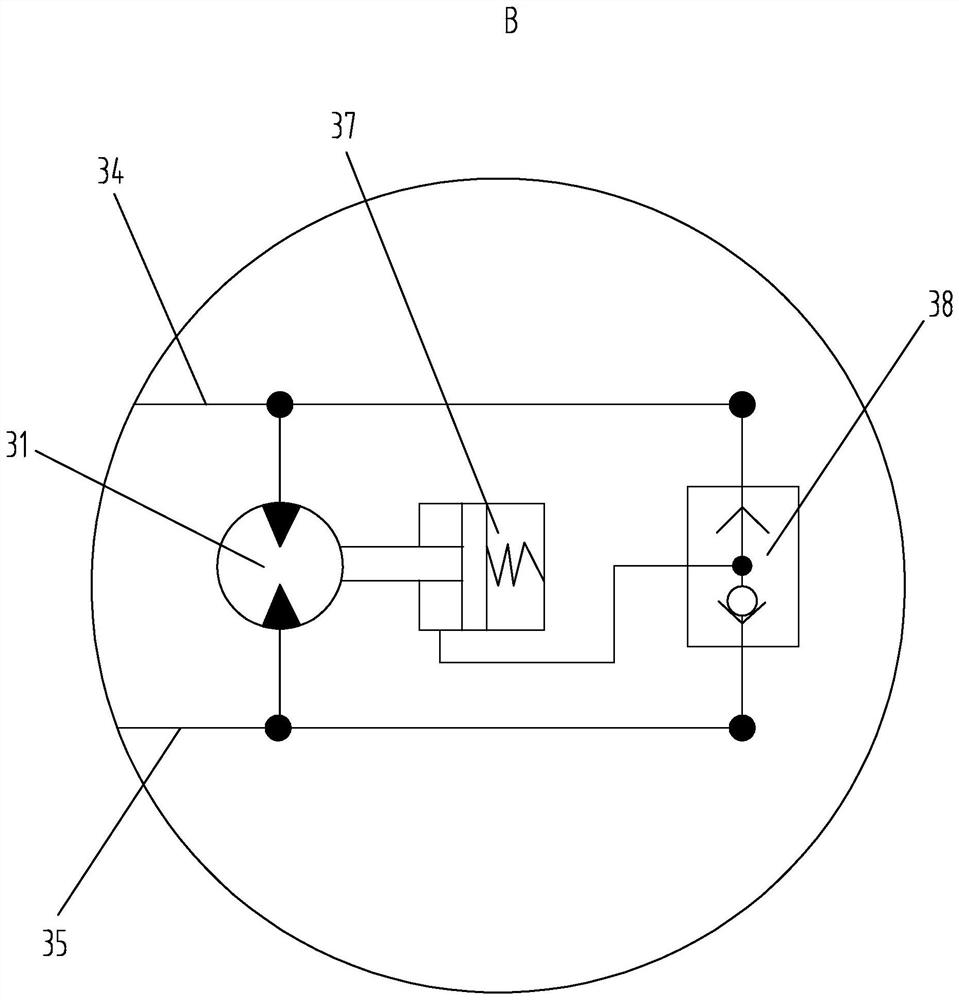 Hydraulic control system of cone crusher and control method of hydraulic control system