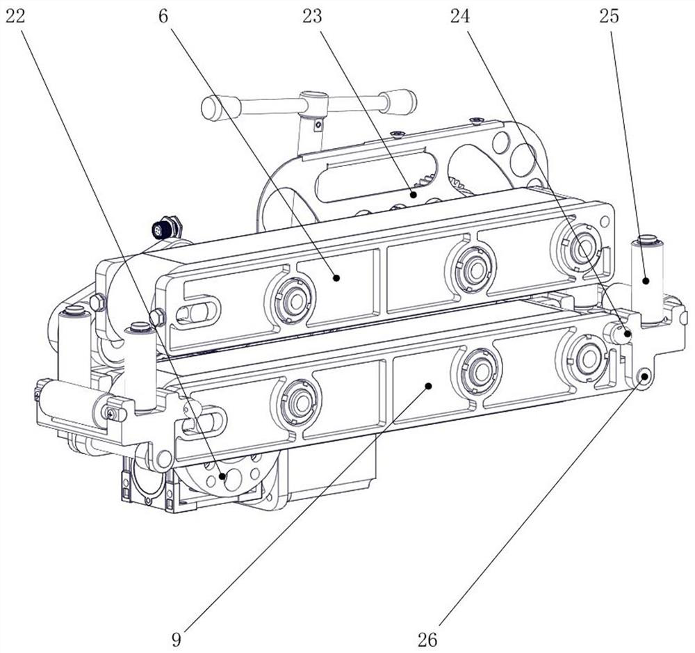 Light cable traction device