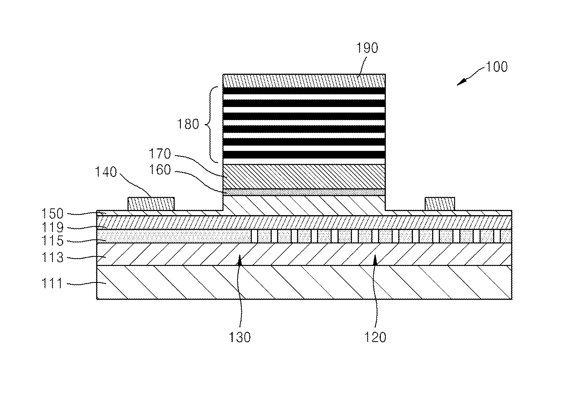 Hybrid vertical cavity laser and method of manufacturing the same