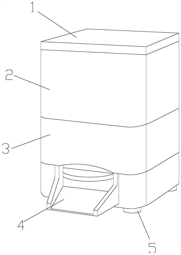 A method of automatic bait feeding and uniform discharge