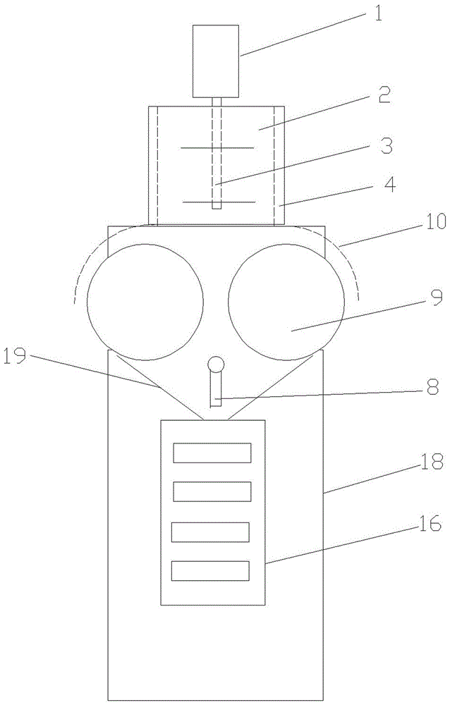 Buckwheat bowl tray continuous production equipment