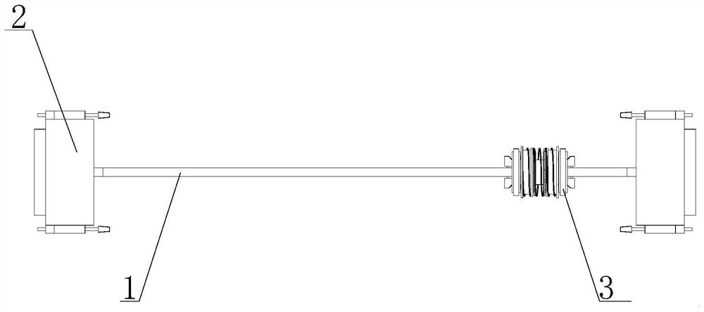 Special computer data transmission line convenient to arrange and store