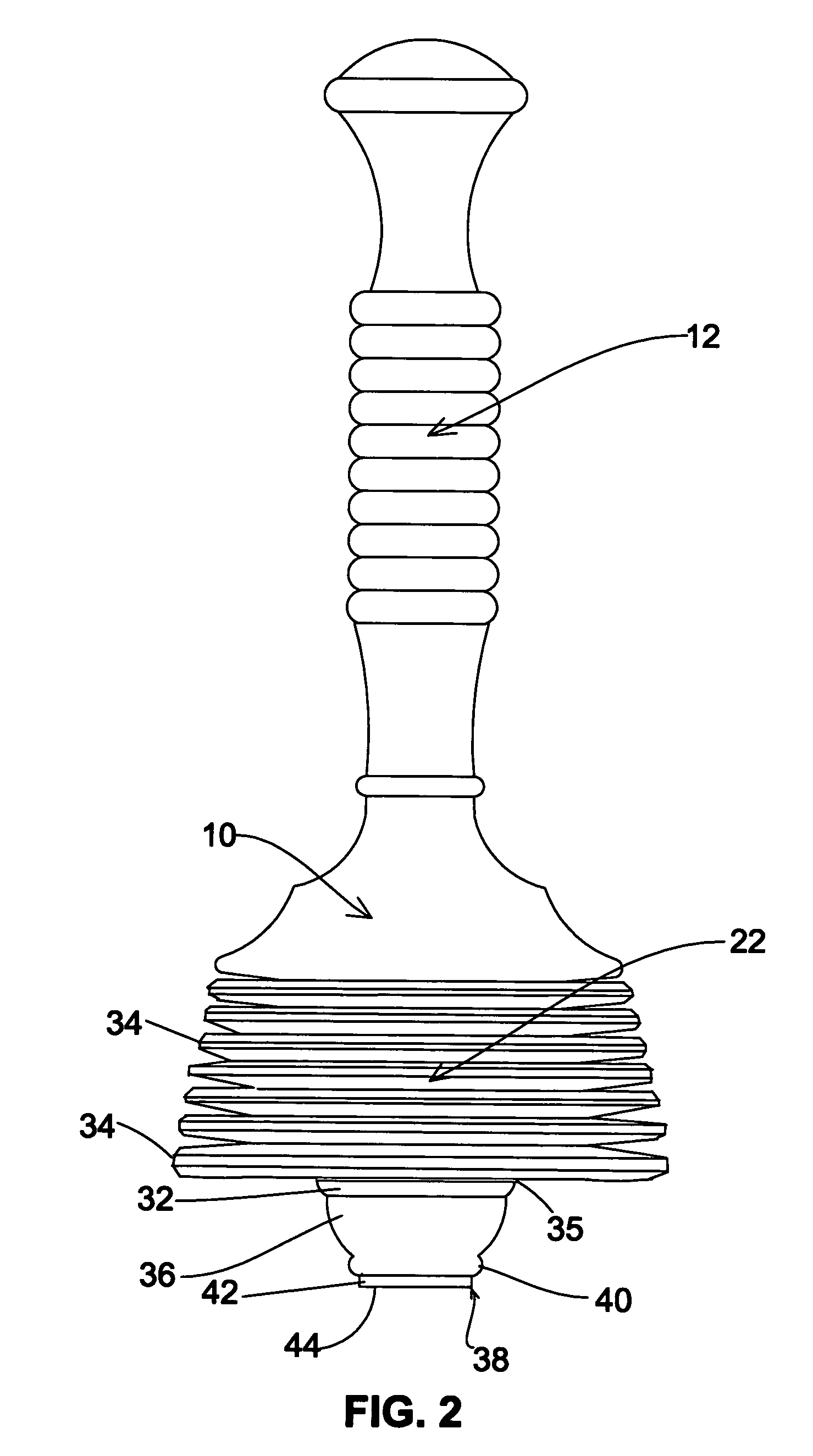 Toilet and sink drain plunger