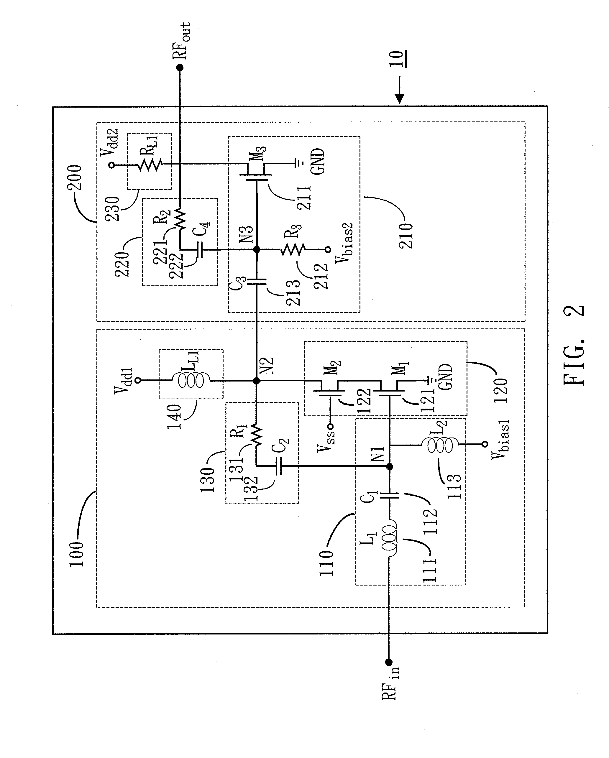 Negative-feedback type ultra-wideband signal amplification circuit