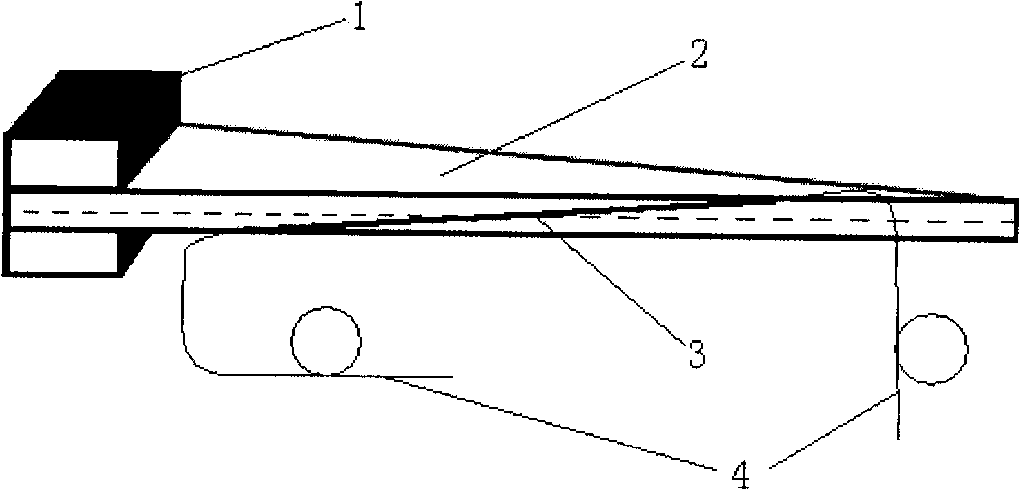 Filter with variable bandwidth or wavelength interval based on chirp rate tuning of fiber bragg grating