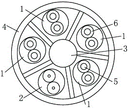 Hybrid photoelectric cable