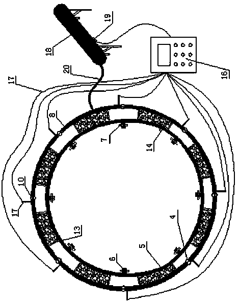 Inflatable seismic mitigation and absorption tunnel lining structure and construction method