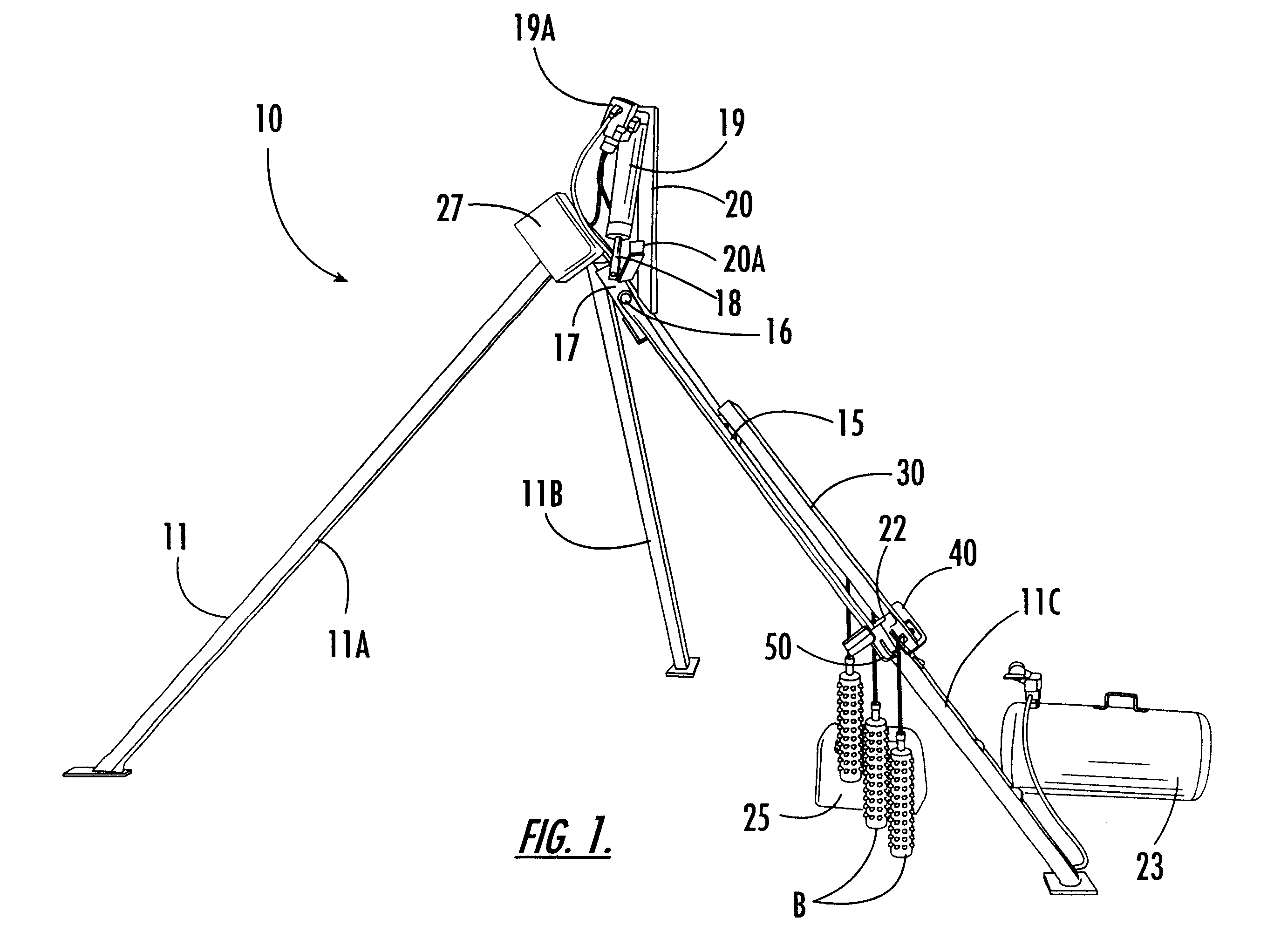 Bird launcher for training dogs, and method