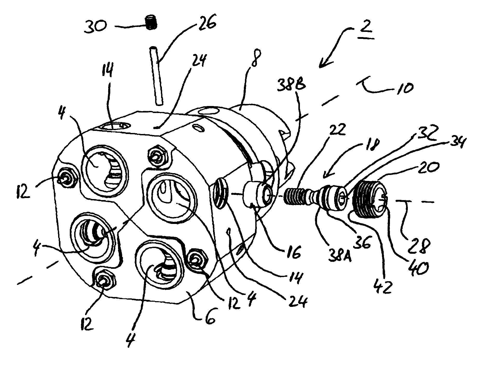 Cutting arrangement for cutting a workpiece having a tool holder which holds a plurality of cutting tools therein