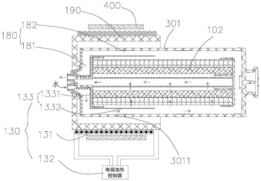 Constant-temperature water inlet water purifier and constant-temperature water inlet control method thereof