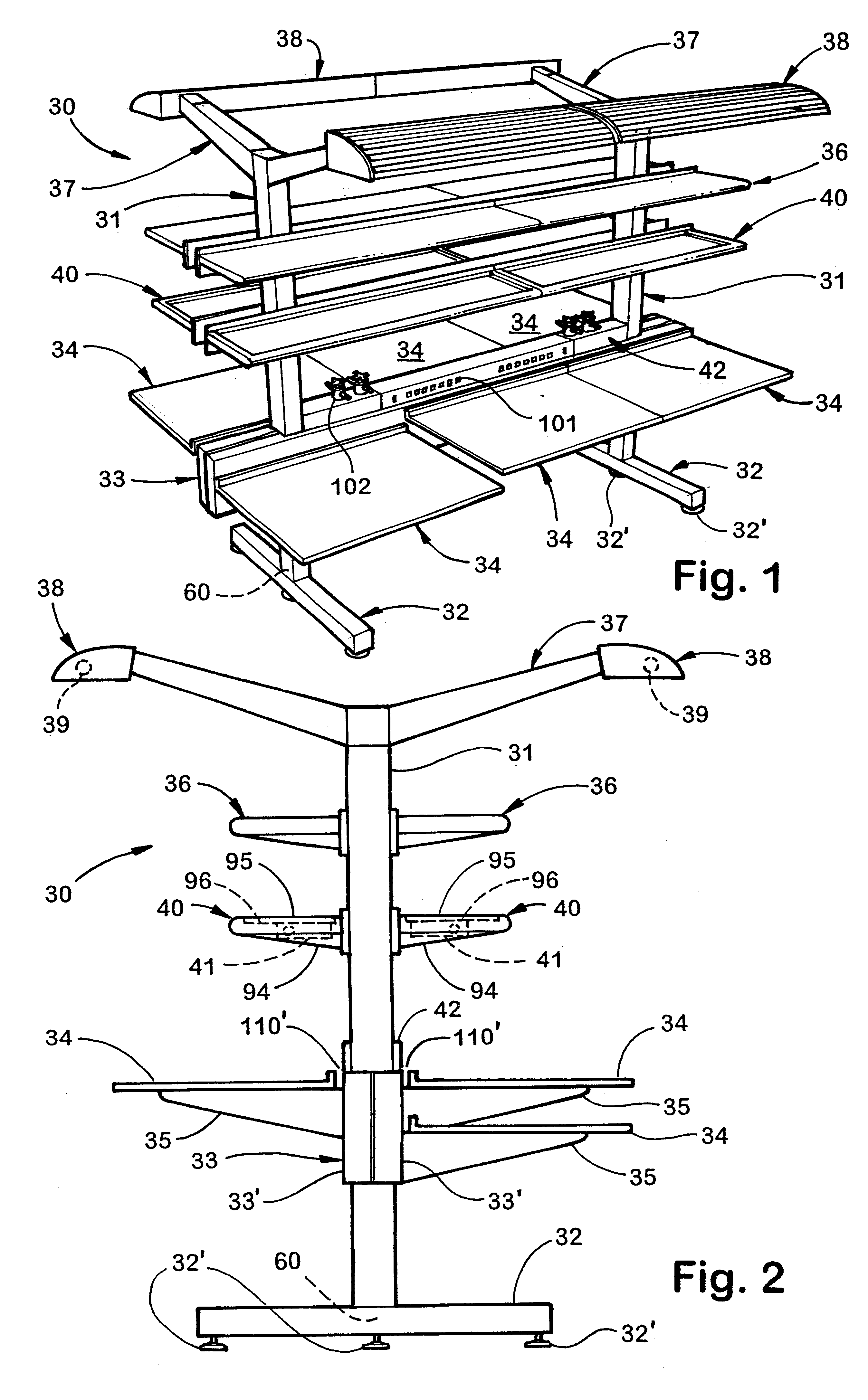 Laboratory furniture unit