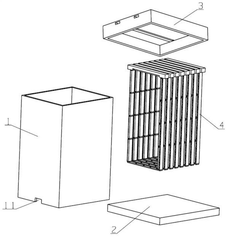 Beekeeping method using circulating combined frame beehive