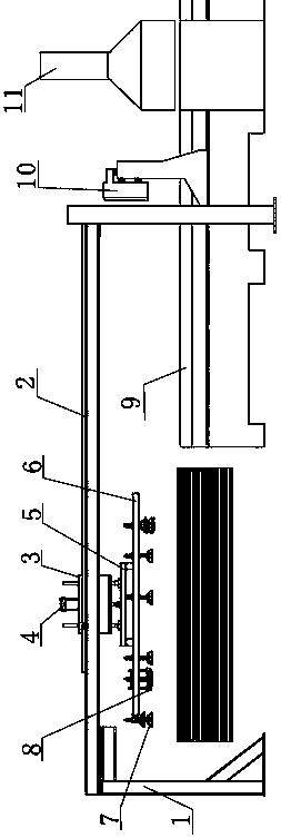 Honeycomb plate feeding device